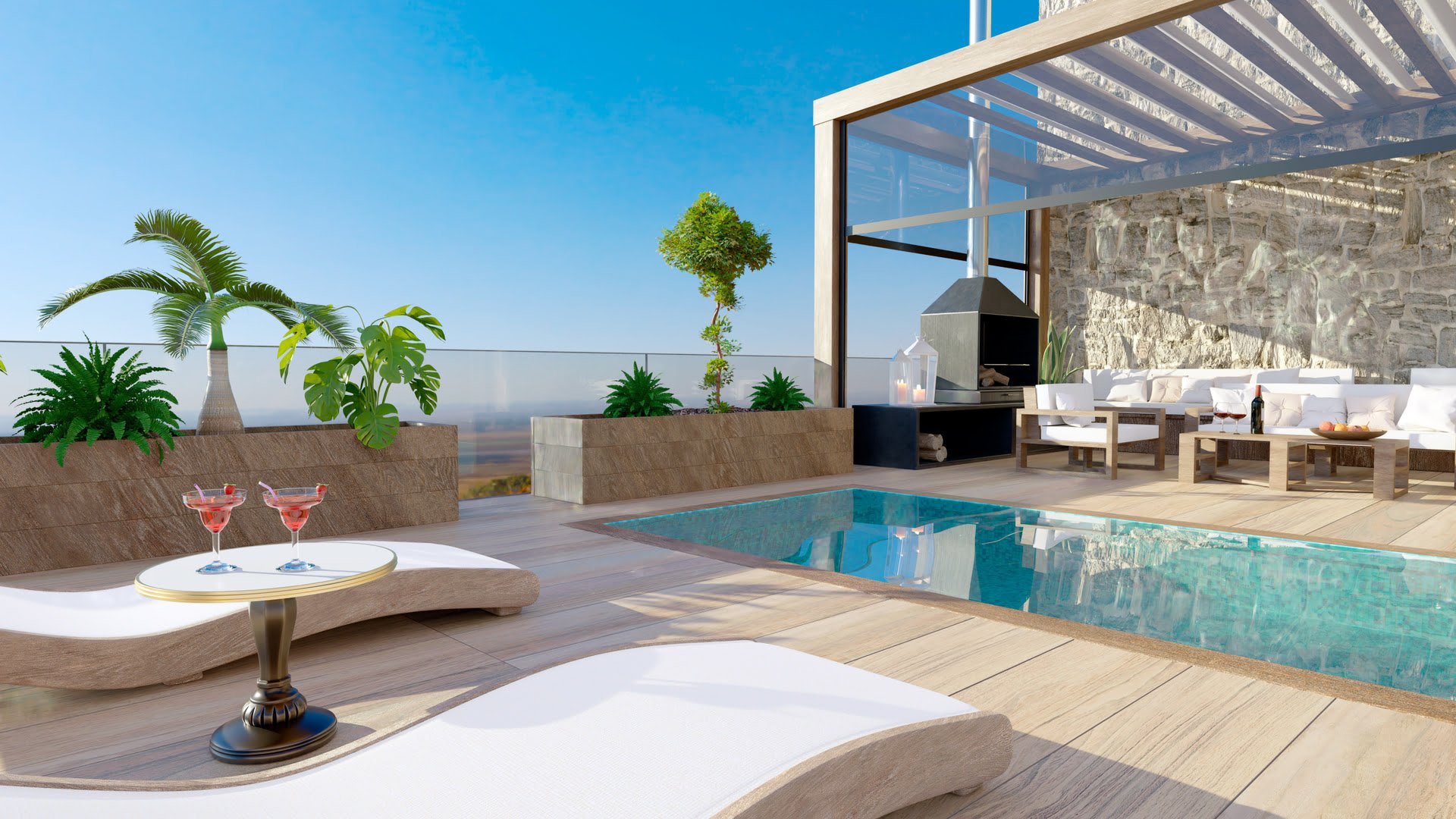 Étagère en Verre sur Mesure : maximiser l’espace avec panache ! 1 pergola en verre sur mesure