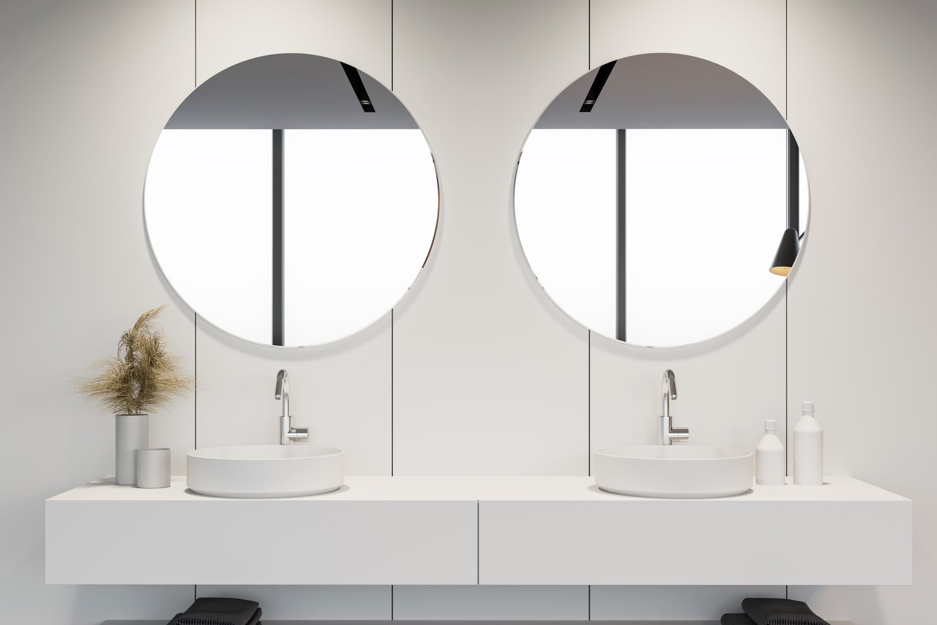 Étagère en Verre sur Mesure : maximiser l’espace avec panache ! 1 miroir sur mesure